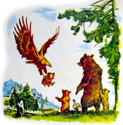 قصه کودکانه ماجرای سه بچه خرس-داستانهای مصوّر رنگی برای کودکان -ارشیو قصه و داستان ایپابفا